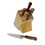 Chicago Cutlery Walnut Tradition 6-Piece Knife Set with Block