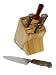 Chicago Cutlery Walnut Tradition 6-Piece Knife Block Set