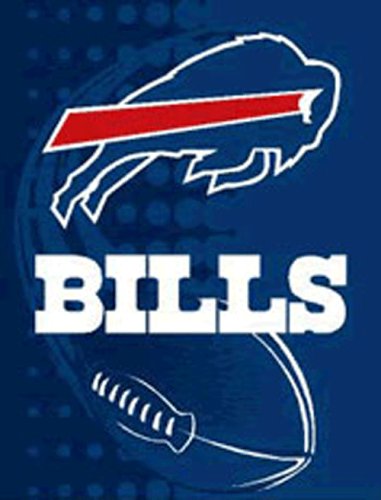 Royal Plush Raschel Blanket/Throw - Buffalo Bills
