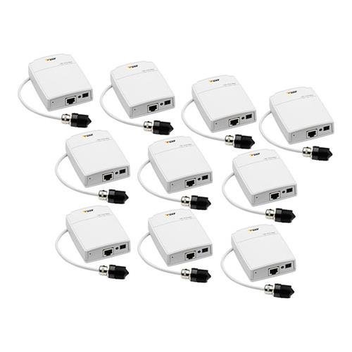 Axis Communications P1214 Pinhole Indoor Network Camera, Fixed  Iris Lens, Up to 25/30 fps, 720p HDTV, PoE, Pack of 10 by Axis