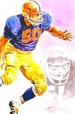 Dick Butkus Illinois Fighting Illini 11x17 Lithograph