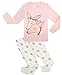 Girls Pajamas Children Deer Sleepwear Toddler Christmas Gift Sets Size 2-7 Years