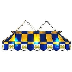 Michigan Wolverines 40 Full-size Pool Table Lamp NCAA College Athletics