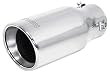 3A Racing 62-2417 Stainless Steel Truck Slant Bolt-On Exhaust Tip 3" X 8-7/8"/Fits 2" to 2 7/8" Pipe.