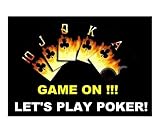 POKER SIGN POKER DECOR GAME ON LET'S PLAY WPT WSOP LAS VEGAS CASINO POPULAR DESIGN HOT Abstract Giclee Poster Print by Teo Alfonso, 24x20