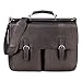 Solo Leather Laptop Portfolio, 16-1/2quot;x5quot;x13quot;, Expresso