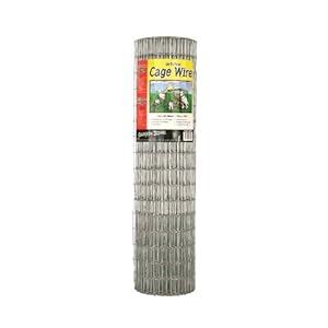 Garden Zone 432425 1" x 2" Mesh 14-Gauge Galvanized Wire Fence 24" x 25