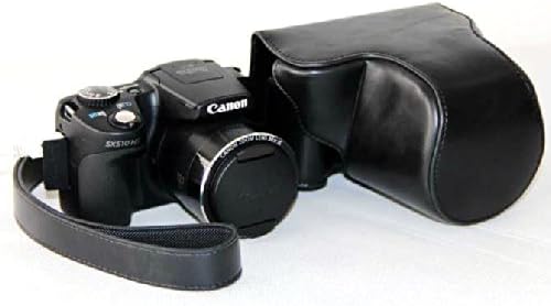 Westlinke PU Leather Digital Camera Case Bag Cover for Canon SX510 Camera Bag Black