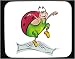 Mouse Pad with ladybug, ladybird, trampoline, sport, animal, gymnastics Image