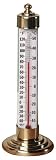 Conant Custom Brass Model T-2 Vermont Polished Brass Tabletop Thermometer
