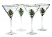 Spode Christmas Tree Martini Glasses, Set of 4