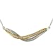 Round and Baguette Diamond Necklace w/ Chain .75cttw