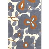 Amy Butler Morning Glory Wool Rug - Gray