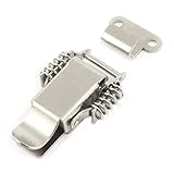 ロッククランプ，SODIAL(R)スナップ/金属製のロッククランプ　73 mm　シルバー　x 2