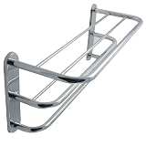 3-Tier Hotel Style Towel Shelf Polished Brass