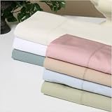 320 Thread Count Percale Sheet Set Color: Water Blue, Size: King