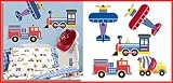 Product details for Trains, Planes & Trucks Wallies Mural by Olive Kids