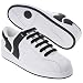 Sneaux Men's Gnarl (White/Black Leather 10.0 M)