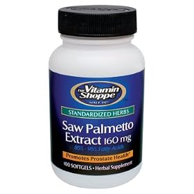 Vitamin Shoppe - Saw Palmetto Extract, 160 mg, 100 softgels