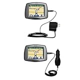 Essential Kit for the Garmin StreetPilot C340 - includes Car and Wall Charger with Rapid Charge Technology - Gomadic Brand w/ TipExchange Technology