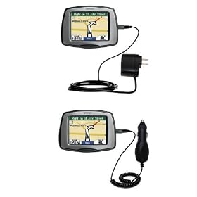 Essential Kit for the Garmin StreetPilot C340 - includes Car and Wall Charger with Rapid... by Gomadic for the Garmin StreetPilot C340