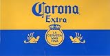 Corona Extra Beach Towel 30-in x 60-in (Yellow and Blue)