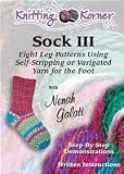 DVD Knitting Korner: Sock III, How to Knit Eight Two Tone Socks by Nenah Galati code image