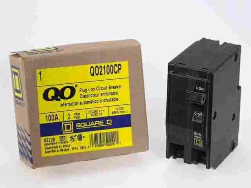 Qo Circuit Double Pole Circuit Breaker (QO2100)