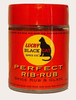 Perfect Rib Rub & Glaze by Lucky Black Cat Spice Company