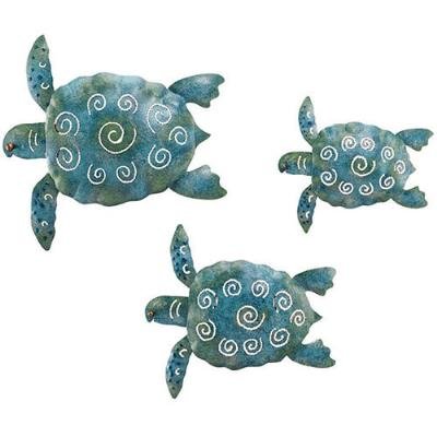 Wall Decor Sea Turtle 3/Set (10,8 & 6) - Regal Art #S599
