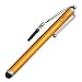 BlueMall Orange Universal Capacitive TouchScreen Stylus with 3.5mm Adapter Plug works with iPad, Hp TouchPad, iPhone 4 / 4S, Kindle fire, Touch and all capacitive Touch screen Devices - Retail Packaging