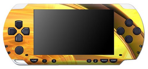 Childrens Toyshop  Video Games : Wrapstar Yellow Brightness Graphic Skin (PSP)