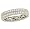 2 Row Pave and Milgrain Diamond Eternity Band 1.40cttw