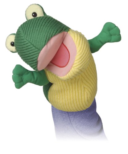 Childrens Toyshop  Toys : Plush Croaker Singing Frog Sock Puppet 12"
