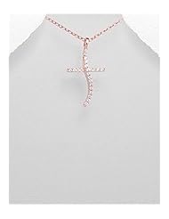CZ Pendant Necklace In 92.5 Sterling Silver