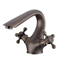 Nostalgie Retro Waschtisch Armatur Antik Messing Sanlingo