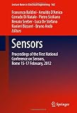 Sensors : proceedings of the First National Conference on Sensors, Rome 15-17 February, 2012