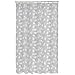 Maytex Mills 60090 Just Leaves Shower Curtain, White