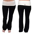Two-Toned Roll Down Yoga Pant by Hard Tail