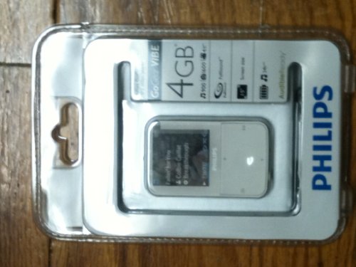 philips go gear vibe player white