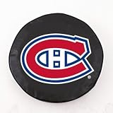 NHL Montreal Canadiens Tire Cover Color: Black, Size: E