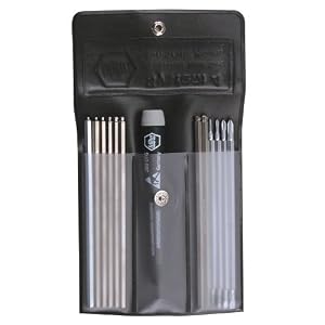 Wiha 28084 13-Piece Slotted Phillips and Ball End Hex Inch Precision Interchangeable Blade... by Wiha