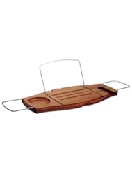 Umbra Aquala Bamboo and Chrome Bathtub Caddy