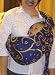 Lite-on-Shoulder Ring/pouch hybrid Baby Sling(Arabic Night)