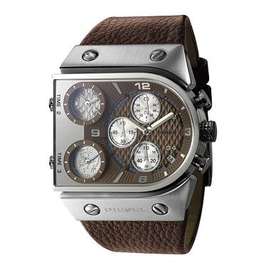 Diesel Chronograph Collection Multiple Time Zones Brown Dial Men Diesel Chronograph Collection Multiple Time Zones Brown Dial Men