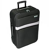L. Lambertazzi Large 28 Inch Lightweight Suitcase (Black)