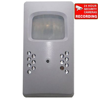 VideoSecu Motion Sensor Stylr Sentry Eye PIR IR Night Vision Camera and DVR All in One Digital Video Recorder built in rechargable battery surveillance warning sticker 1N1