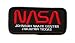 NASA　黒ベース 赤文字　ワッペン