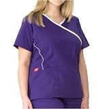 Dickies Medical Three Pocket Mock Wrap Top