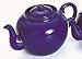 HIC 71/372-6C Cobalt Porcelain Teapot w/ Infuser - 32 ounce